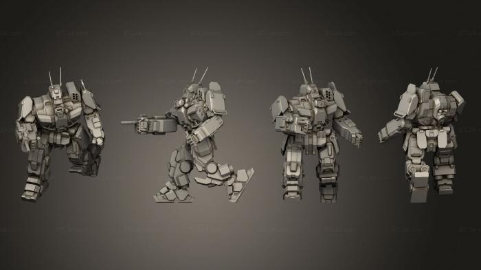 Military figurines (WVR 6 R 3, STKW_15147) 3D models for cnc