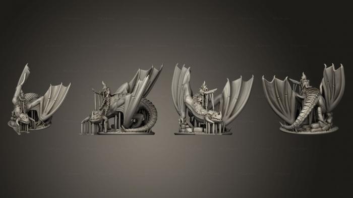 Military figurines (Wyvern Goblin Hero, STKW_15148) 3D models for cnc