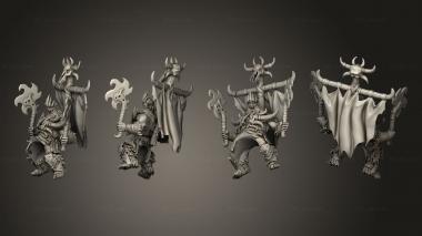 Military figurines Wyvern Rider 3d model