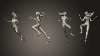 Military figurines X23 F2 02 3d model