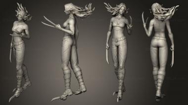 Military figurines X23 F2 06 3d model