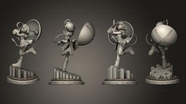 Military figurines Xbox 360 Girl 3d model