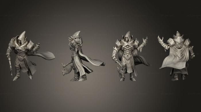 Military figurines (Xenogos Pose 01 Hooded Axe, STKW_15163) 3D models for cnc