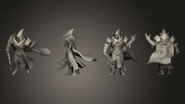 Military figurines Xenogos Pose 01 Hooded Axe 3d model