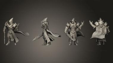 Military figurines Xenogos Pose 01 Hooded Sword 3d model