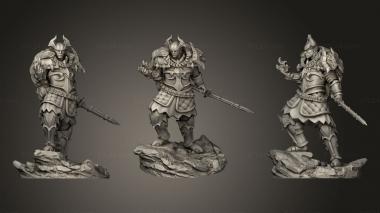 Military figurines Monthly Hero 3d model