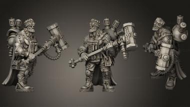 Military figurines Mortville the Heavy Hammer 2 3d model