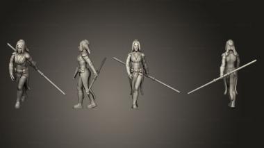 Military figurines Xmas Advent Bastila Shan 2 3d model