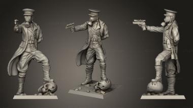 Military figurines Moscow Jackals Commander 3d model