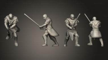 Military figurines Xmas Advent Eternal Twin Arkaine 3d model