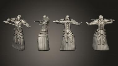 Military figurines Xmas Advent Inquisitor 1 3d model