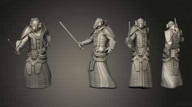 Military figurines Xmas Advent Inquisitor 5 3d model