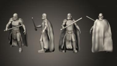 Military figurines Xmas Advent Malak 3d model