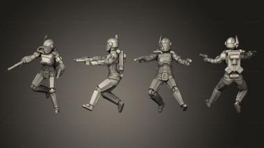 Military figurines Xmas Advent Shae Vizla 3d model