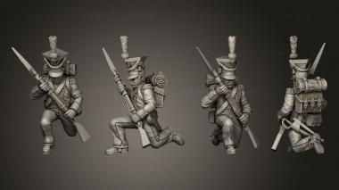 Military figurines XW Cantiniere 06 3d model