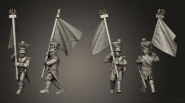 Military figurines XW Command Drummer 06 3d model