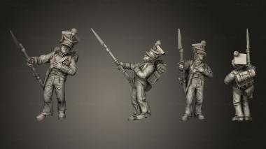 Military figurines XW Command Drummer 18 3d model