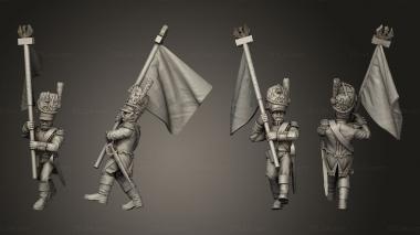 Military figurines XW Command Drummer 24 3d model