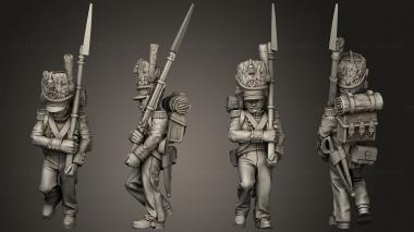 Military figurines XW Command Drummer 26 3d model