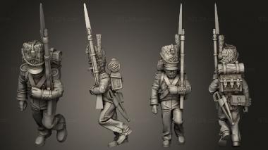 Military figurines XW Command Drummer 27 3d model