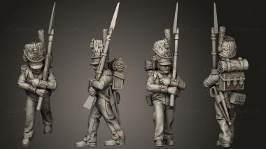 Military figurines XW Command Drummer 28 3d model