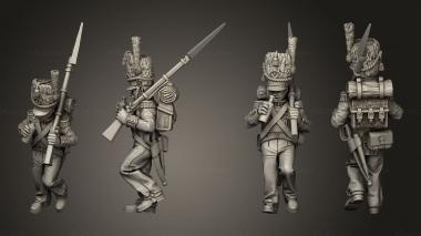 Military figurines XW Command Drummer 29 3d model