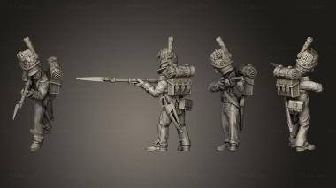 Military figurines XW Command Drummer 31 3d model