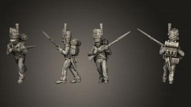 Military figurines XW Command Drummer 33 3d model