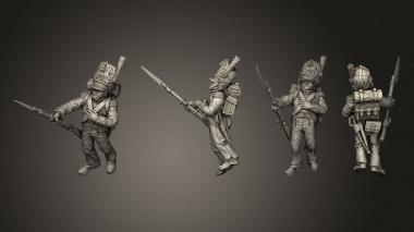 Military figurines XW Command Drummer 36 3d model
