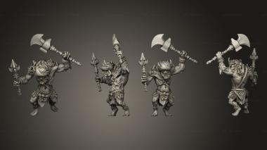 Military figurines Yeti 1 3d model