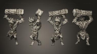 Military figurines Yeti 3 3d model
