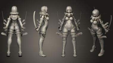 Military figurines Mystery Avoidance 3d model