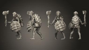 Military figurines Yokai Kappa Modular Axe 003 3d model