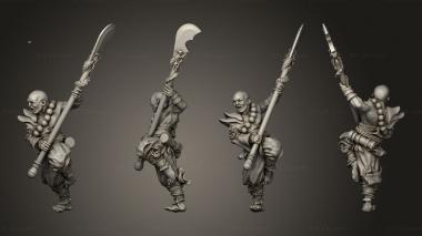 Military figurines Yokai Sohei 03 3d model