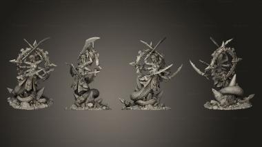 Military figurines Yuddrakh Skin shedder 3d model