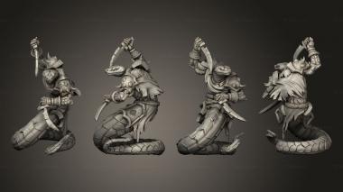 Military figurines Yuddrakh Warrior 3d model