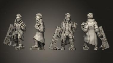 Military figurines Zane Based 3d model