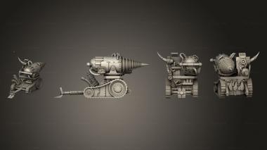 Military figurines Zapp Cannon 3d model
