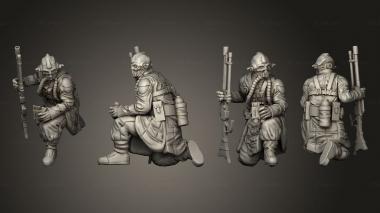 Military figurines zealot gemini 3d model