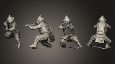 Military figurines Zealot Sniper 3d model