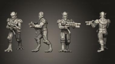 Military figurines Zeb 1 3d model