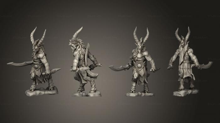 Military figurines (Zodiac War Capricorn, STKW_15325) 3D models for cnc