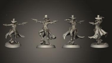 Military figurines Zoethe Marauder 3d model