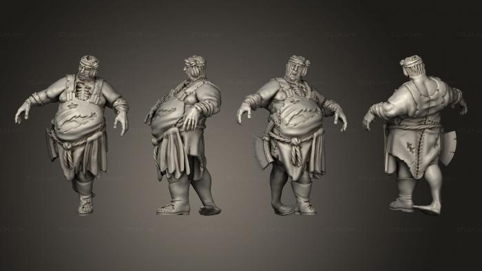 Military figurines (Zombie Butcher, STKW_15334) 3D models for cnc