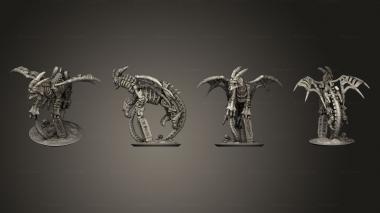 Military figurines Zombie Dragon Unsupport 3d model
