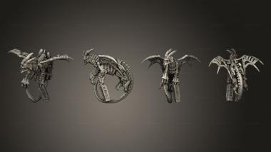 Military figurines Zombie Dragon 3d model