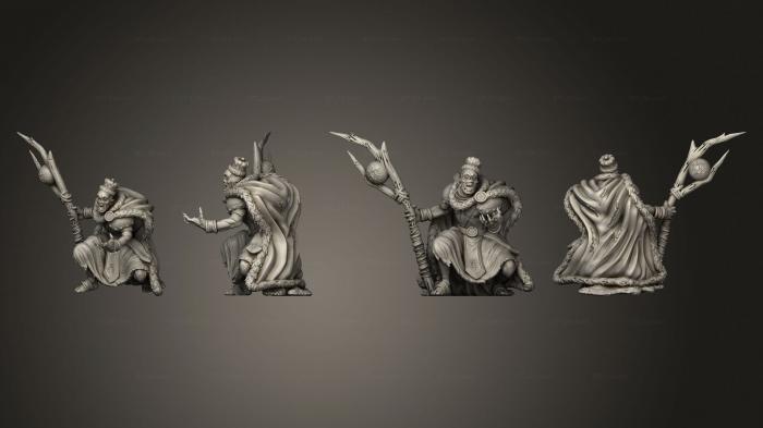 Military figurines (Zombie King, STKW_15342) 3D models for cnc
