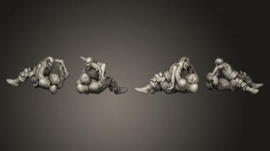 Military figurines Zombie 30 3d model
