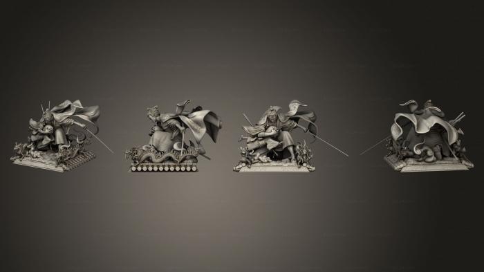 Military figurines (Zoro And Toko, STKW_15355) 3D models for cnc