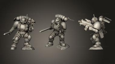 Military figurines new phobos lt master 2021 V2 3d model